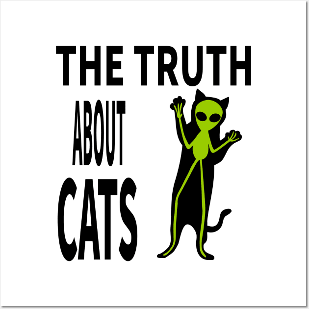 THE TRUTH ABOUT CATS Wall Art by MoreThanThat